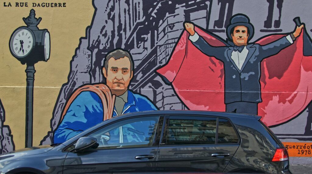 Граффити в Париже