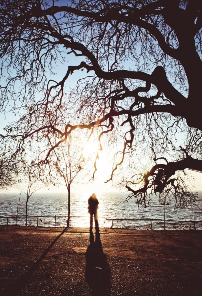 Фотограф на закате