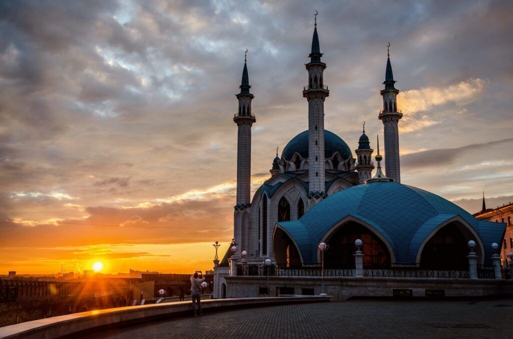 Казанский кремль на закате