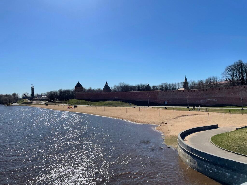 Пляж в Новгороде