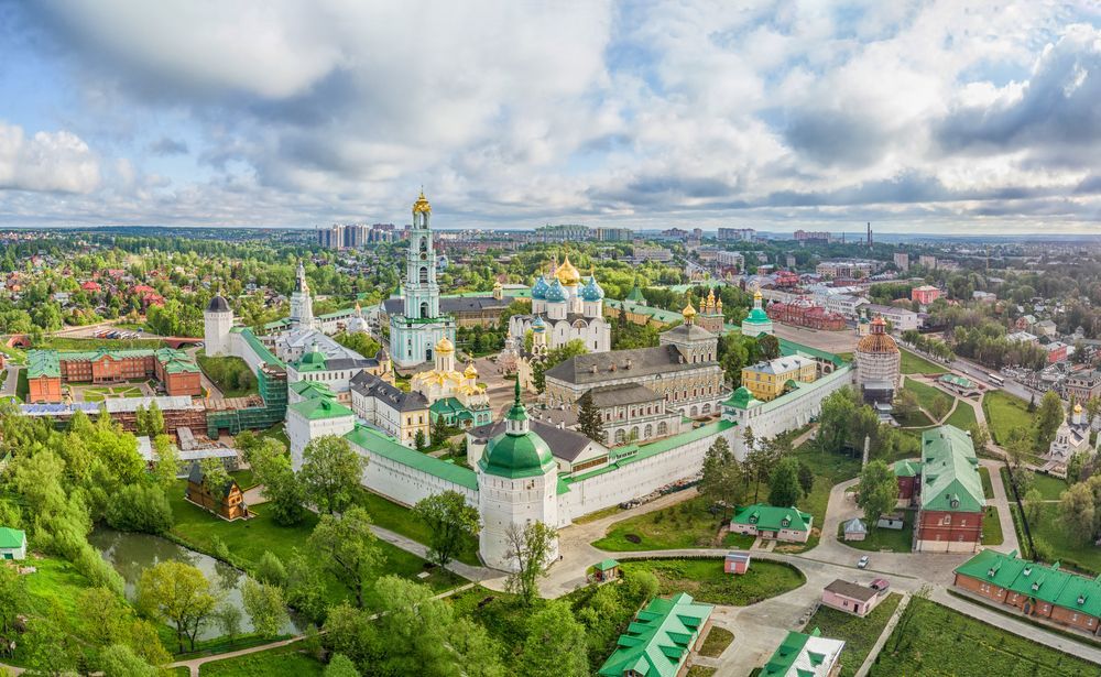 Сергиев Посад с высоты