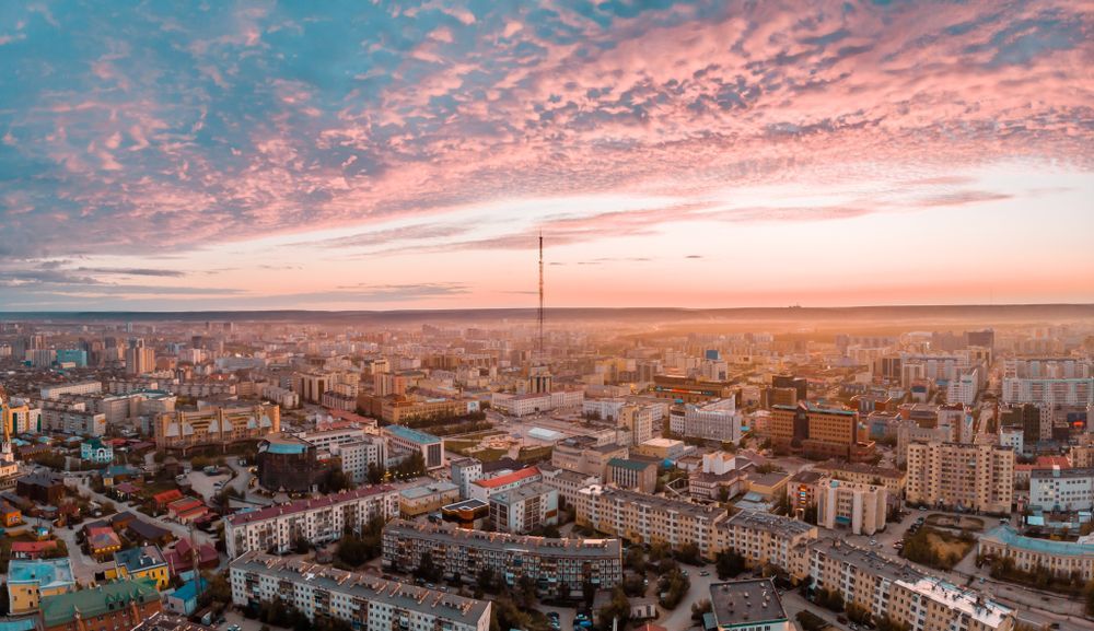 Якутск на закате