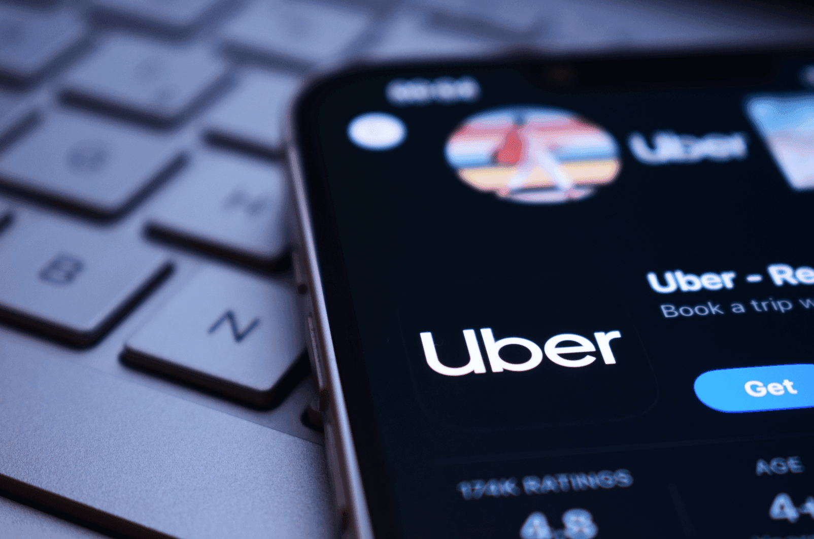 Приложение Uber для вызова такси