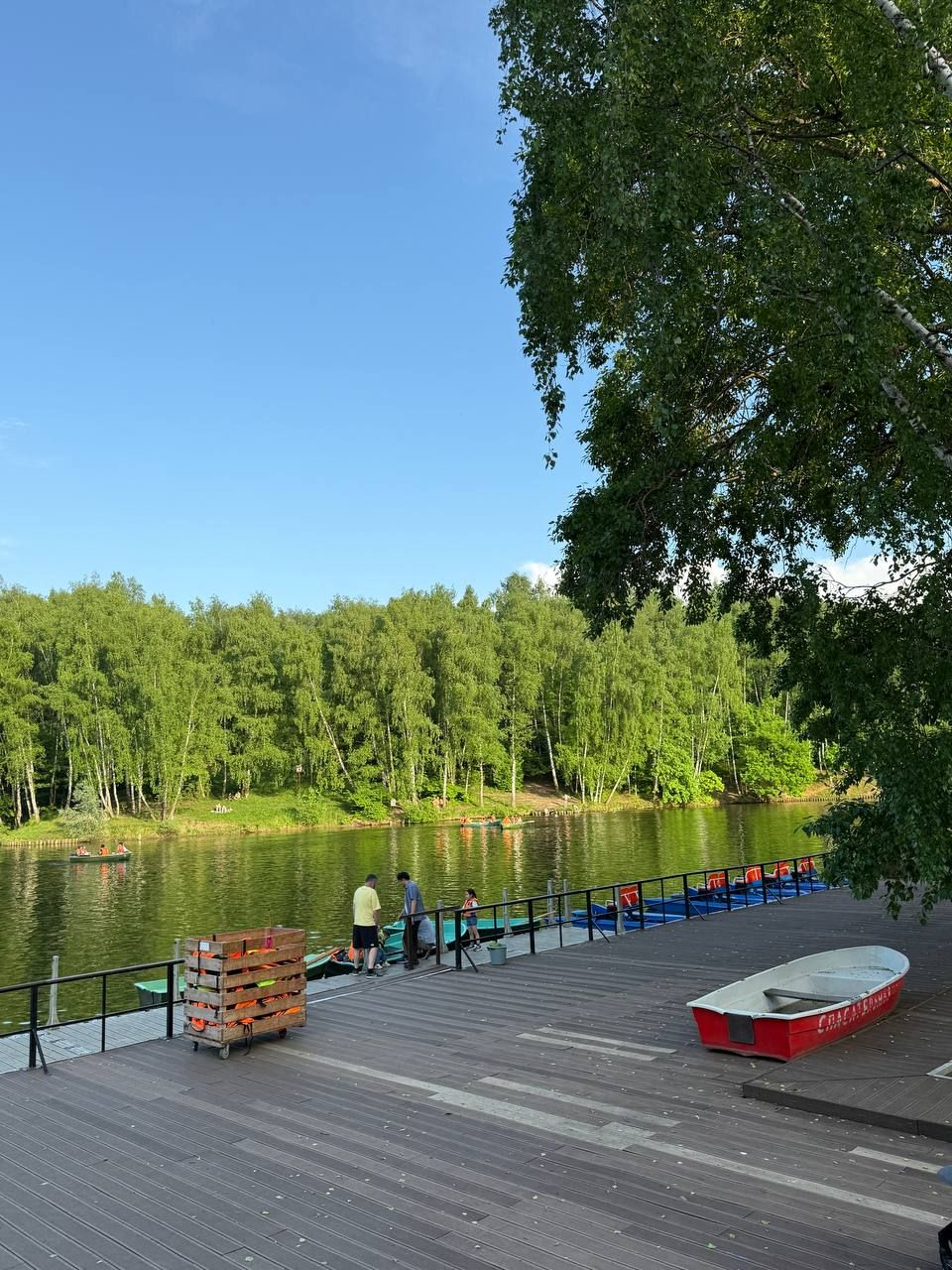 Пляж в Тропарёво, Москва
