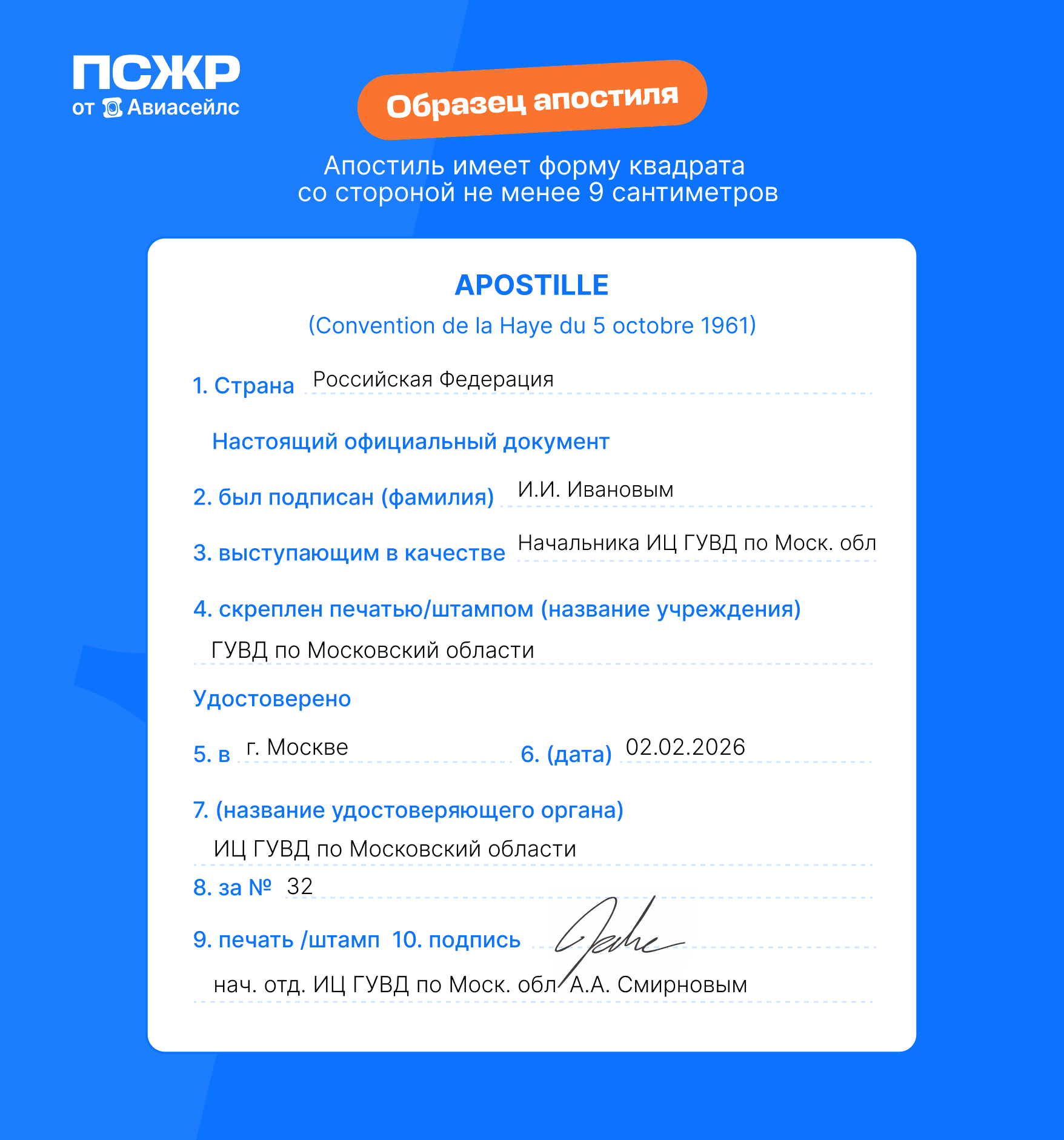 Что такое апостиль