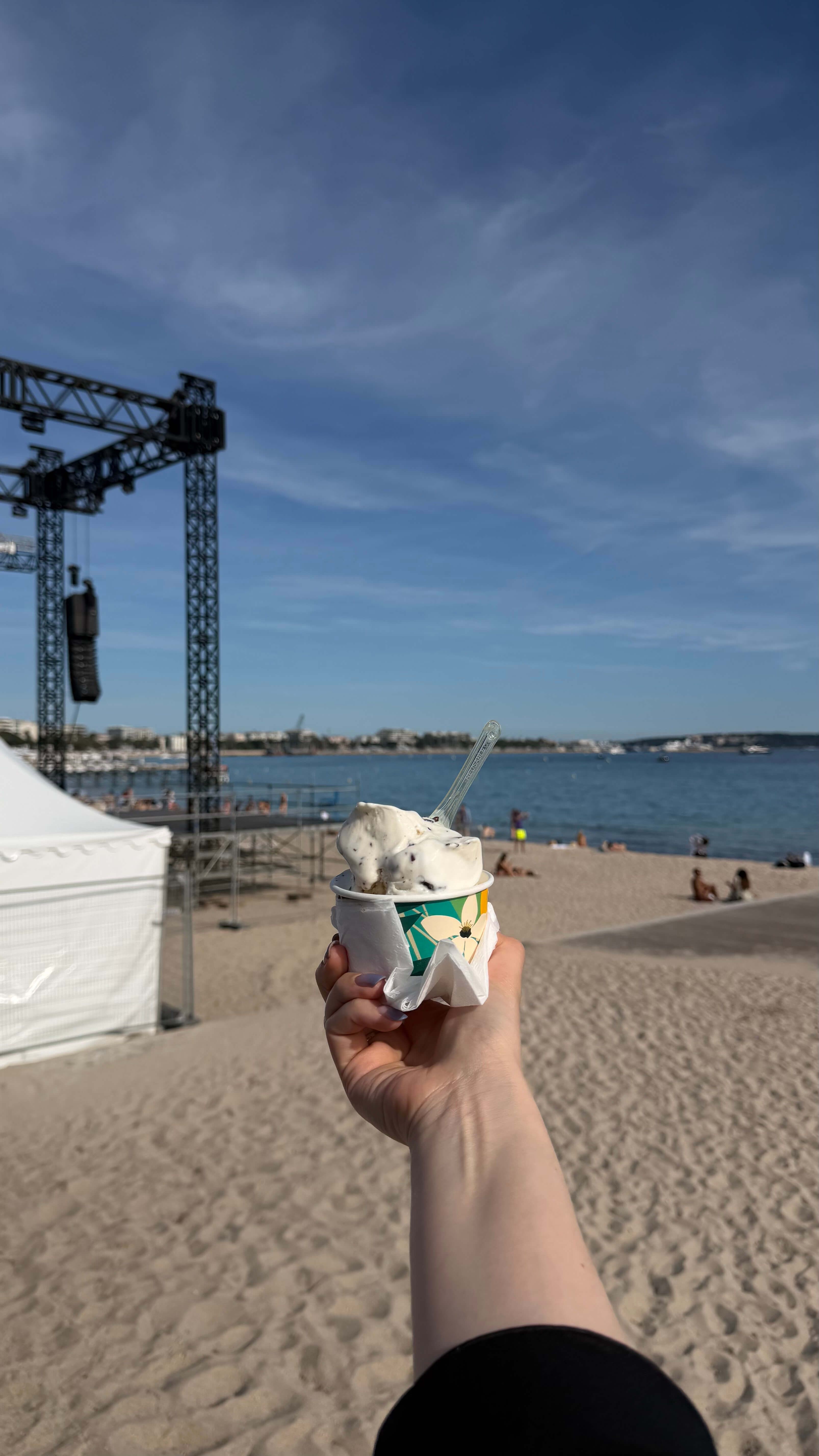 Мороженное в Каннах