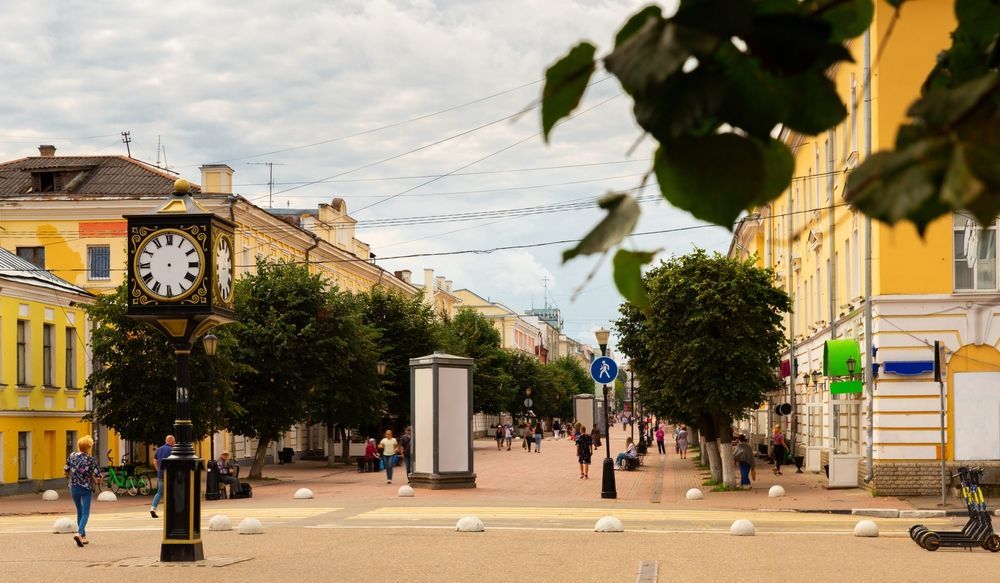Трёхсвятская улица в Твери