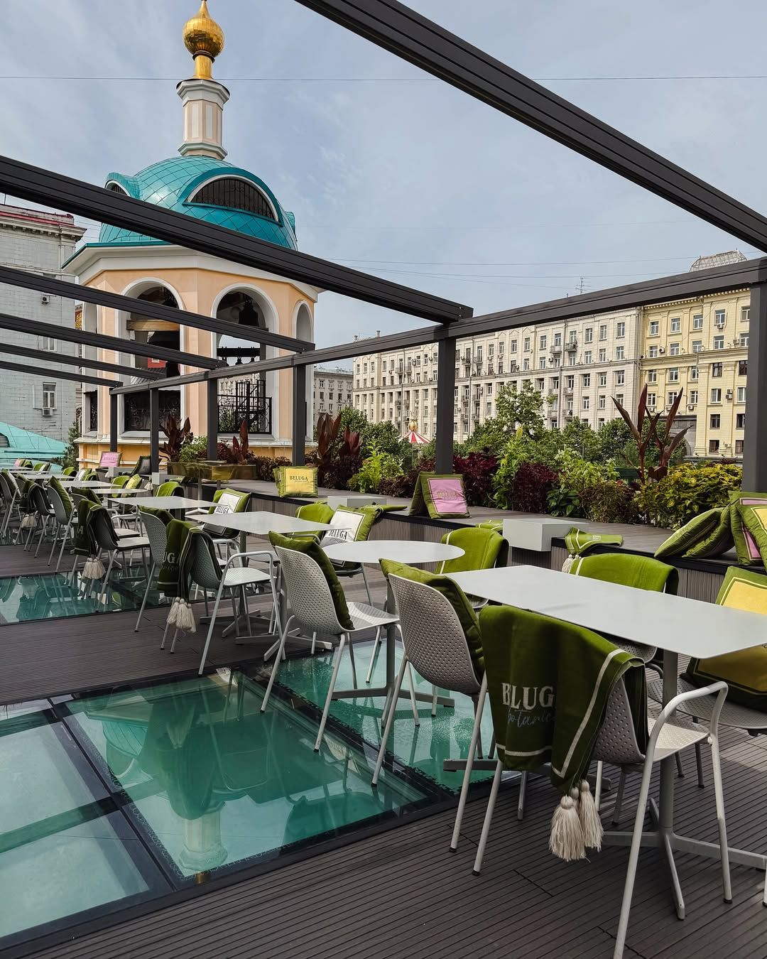 Ресторан с верандой в Москве