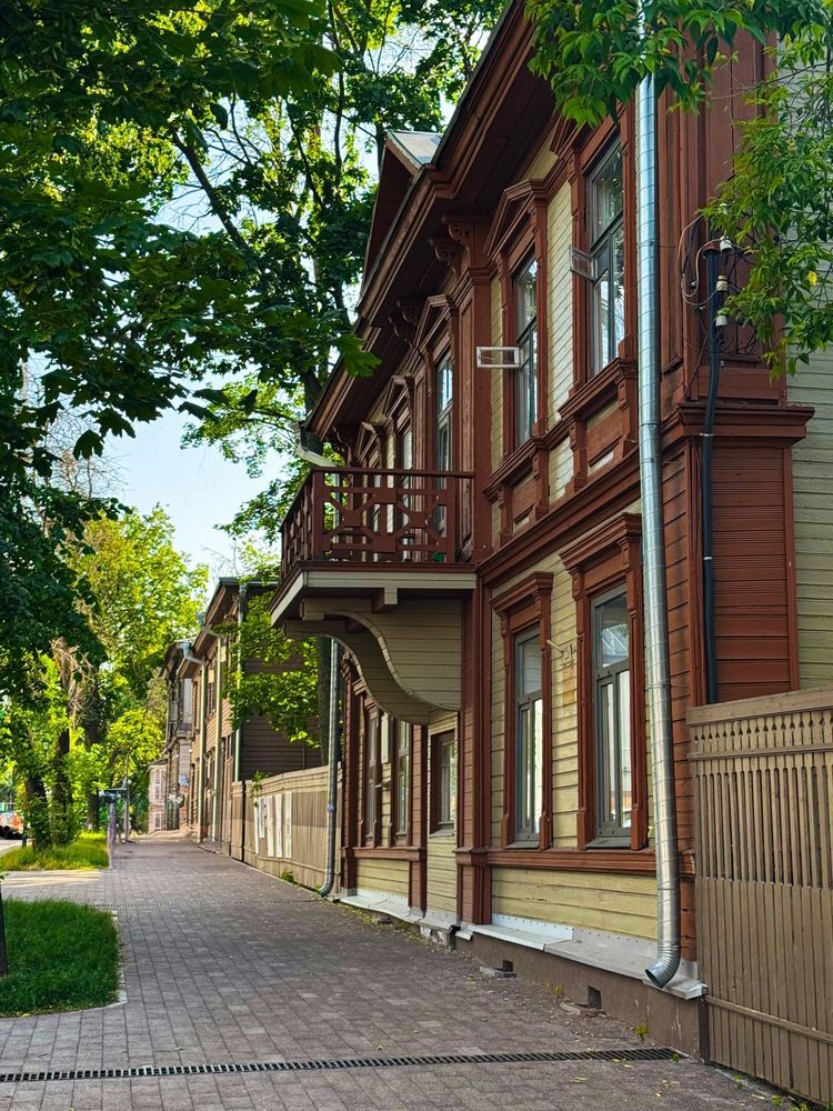 Деревянные дома в Нижнем Новгороде