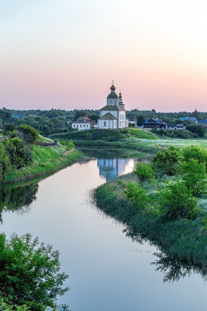 Река Каменка в Суздале