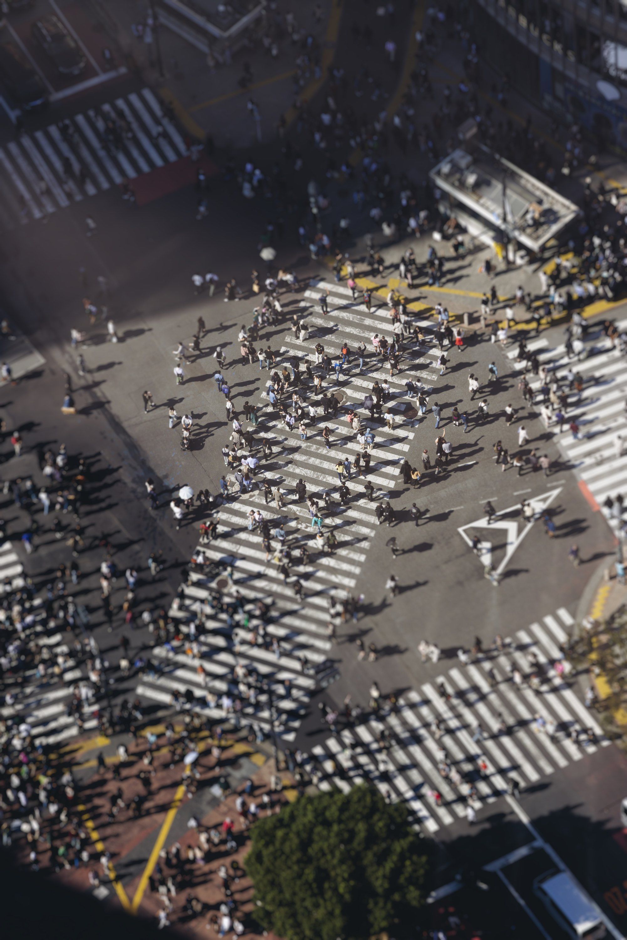 Перекрёсток Shibuya Crossing в Токио