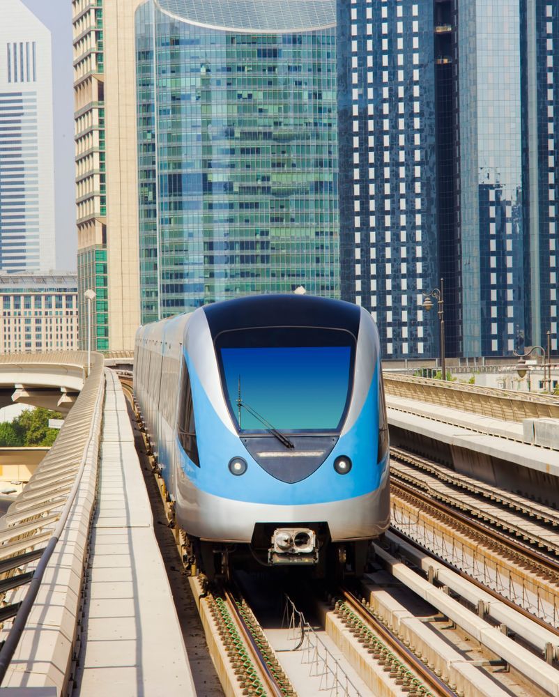 Метро в Дубае