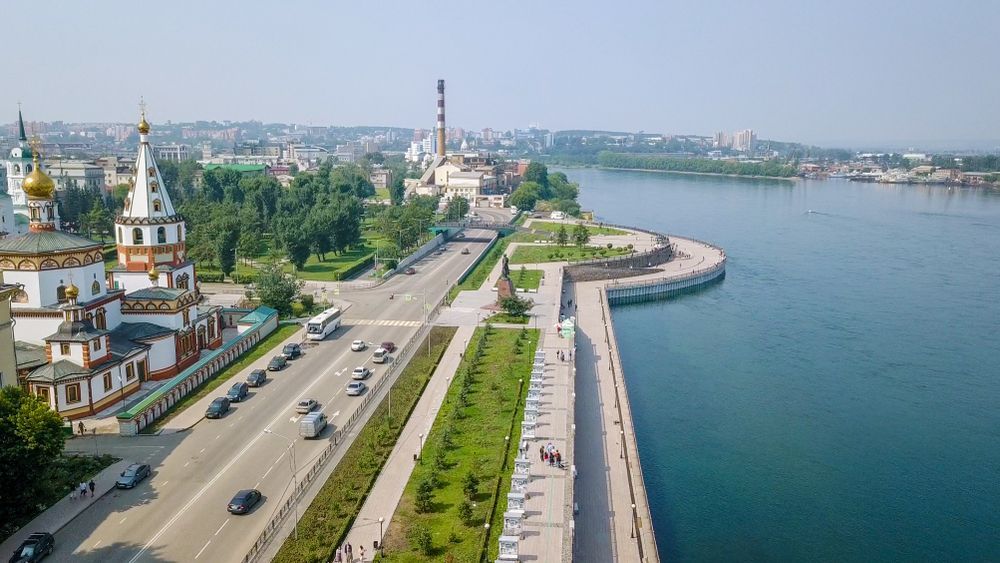 Город Иркутск летом