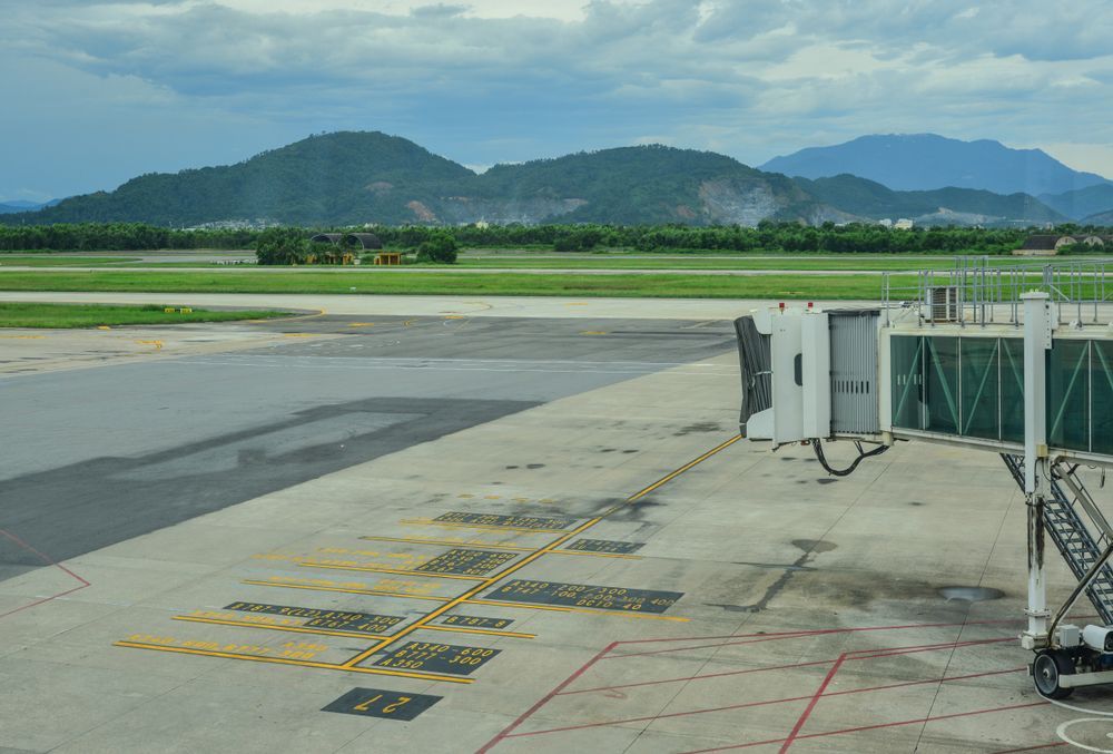Аэропорт в Дананге, Вьетнам