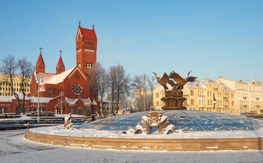 Минск зимой