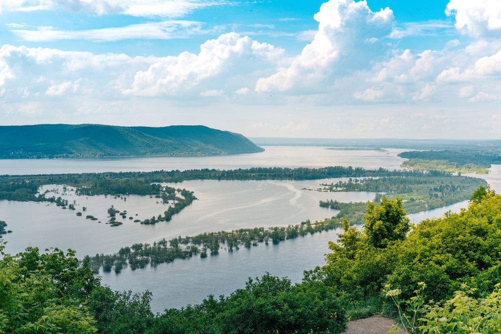 Река летом