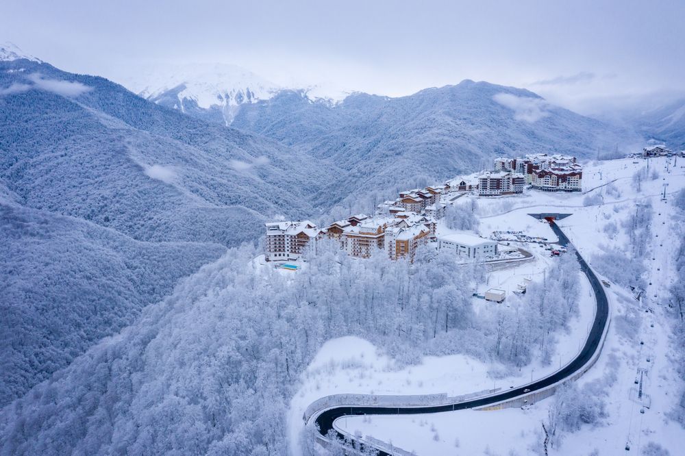 Горнолыжный курорт в Сочи