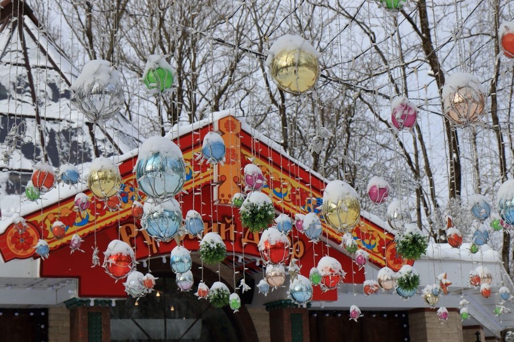 Ресторан зимой
