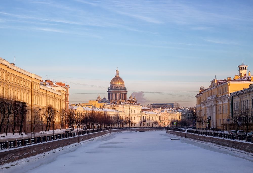 Петербург зимой