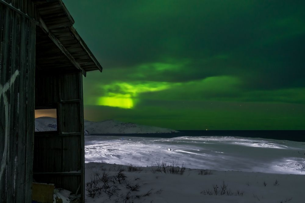 Северное сияние в Териберке