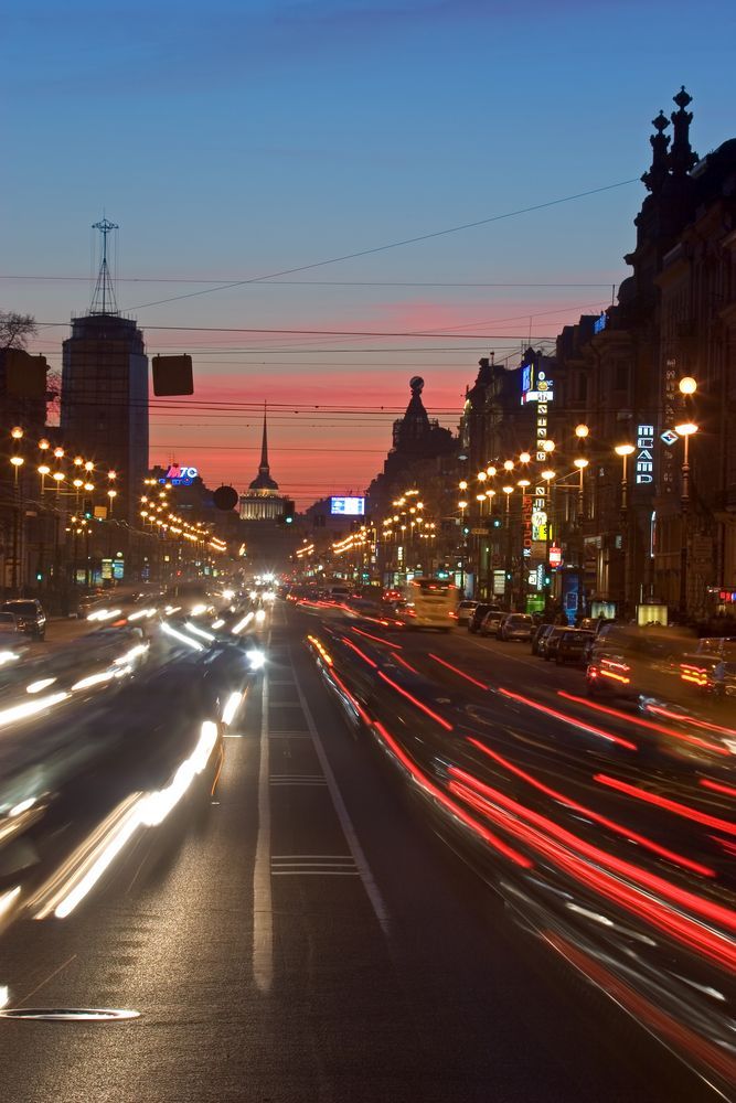 Закат в Санкт-Петербурге
