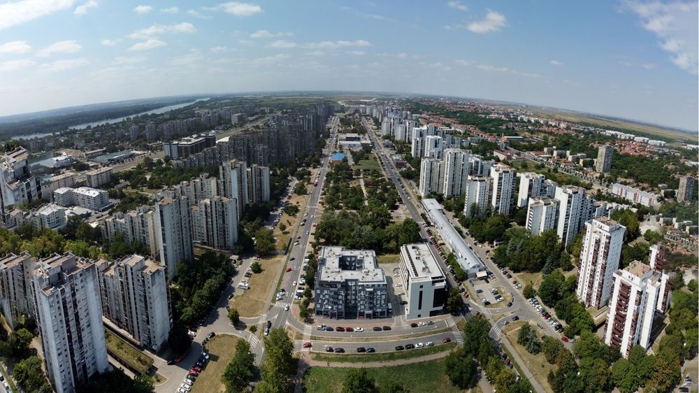 Район Новый Белград в Сербии