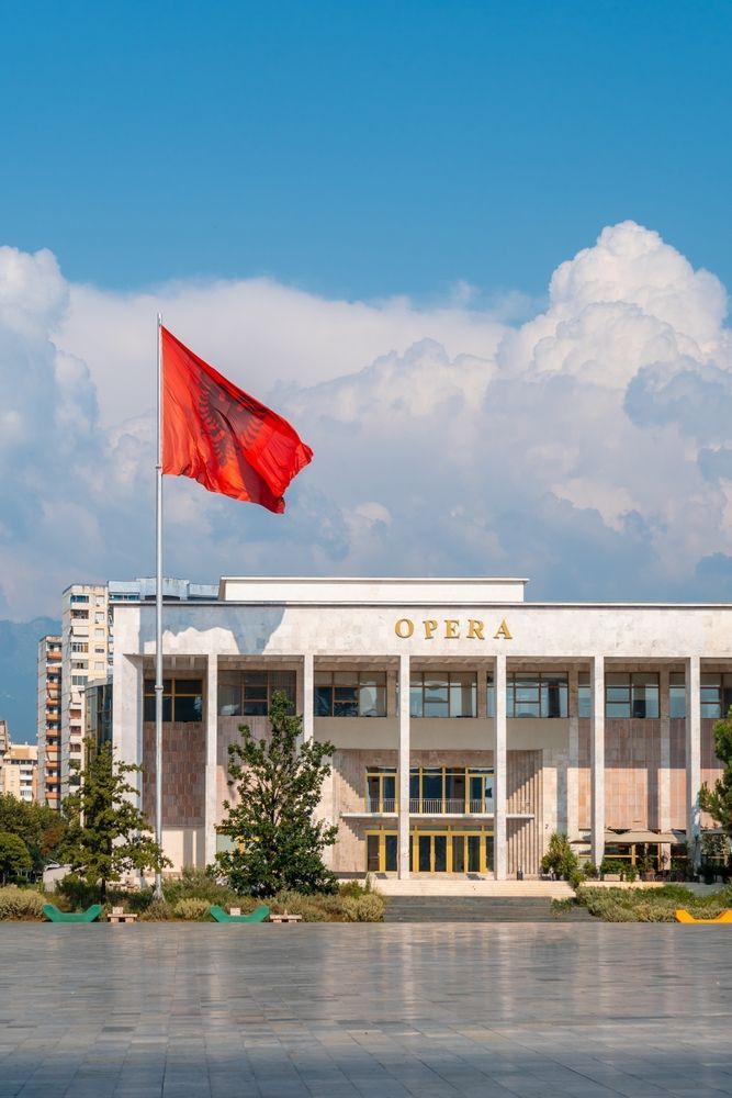 Площадь Скандербега в Тиране, Албания