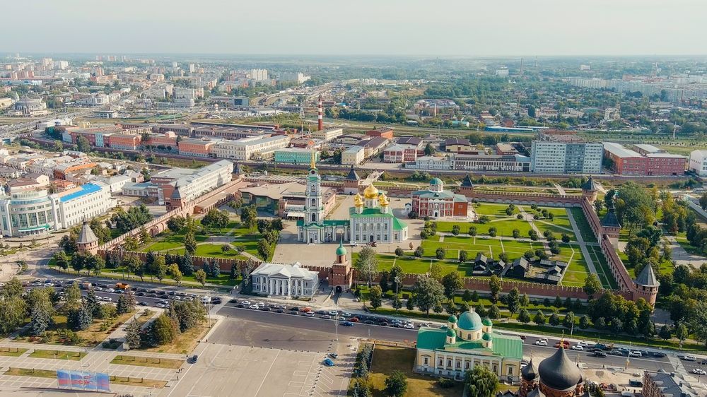 Тула вид сверху