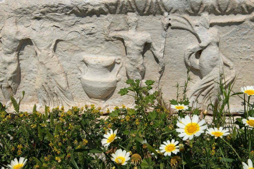 Руины города Книд в Турции