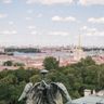 Вид с колоннады Исаакиевского собора в Санкт-Петербурге