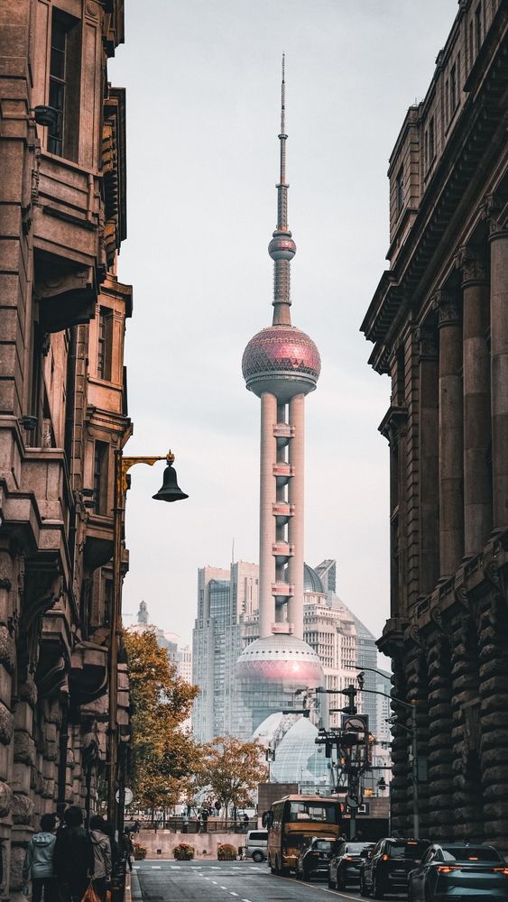 Телебашня в Шанхае, Китай