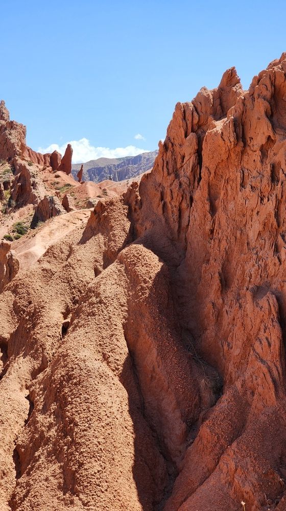 Каньон в Кыргызстане