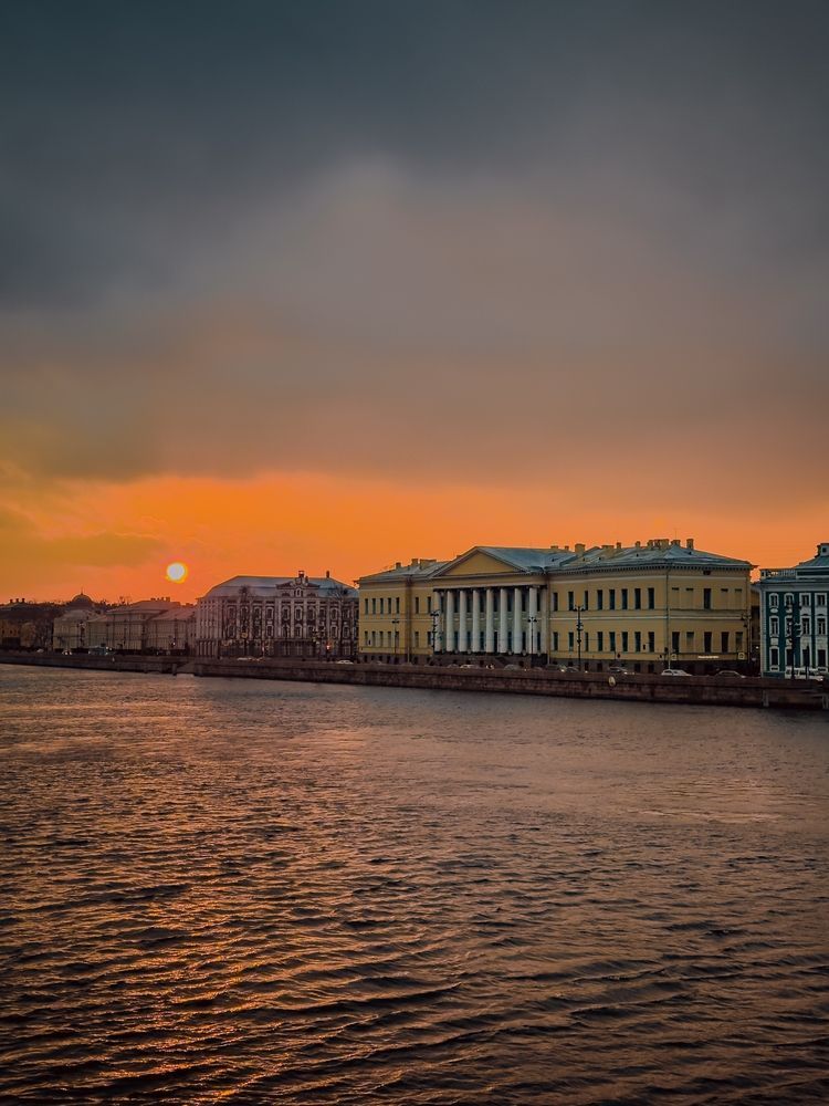 Закат в Санкт-Петербурге