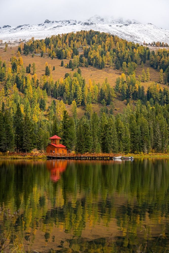 Озеро на Алтае