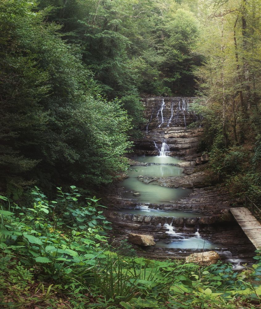 Змейковские водопады в Сочи