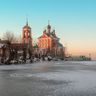 Церковь и озеро в Переславле-Залесском
