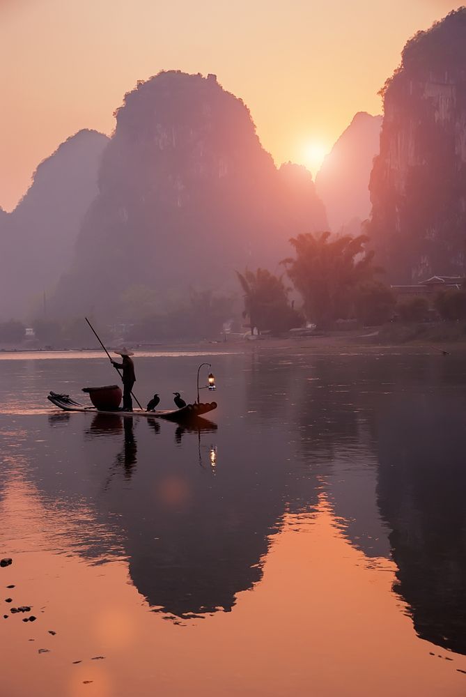 Озеро в Китае