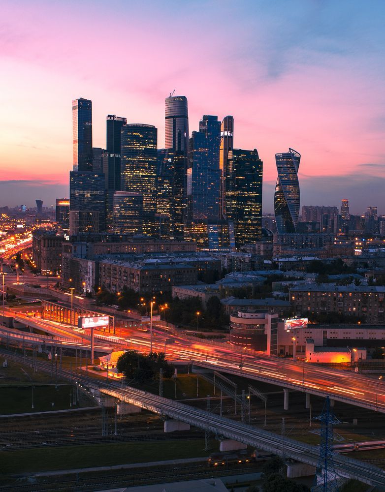 Закат в Москве