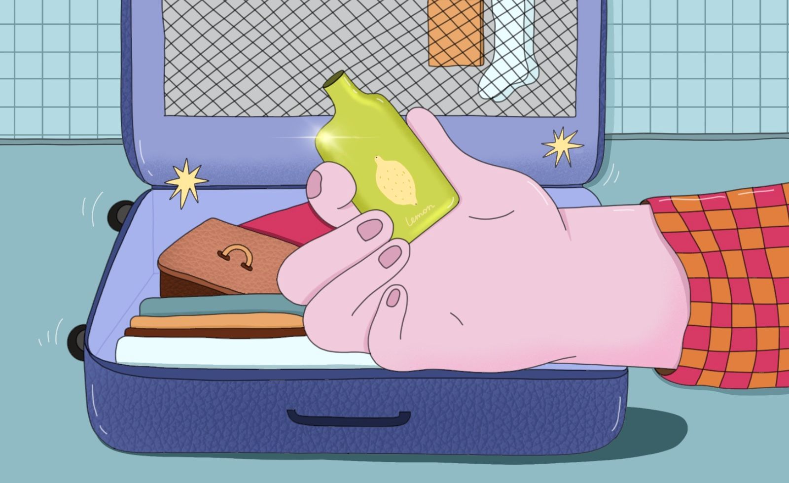 сигареты и электронки в багаже