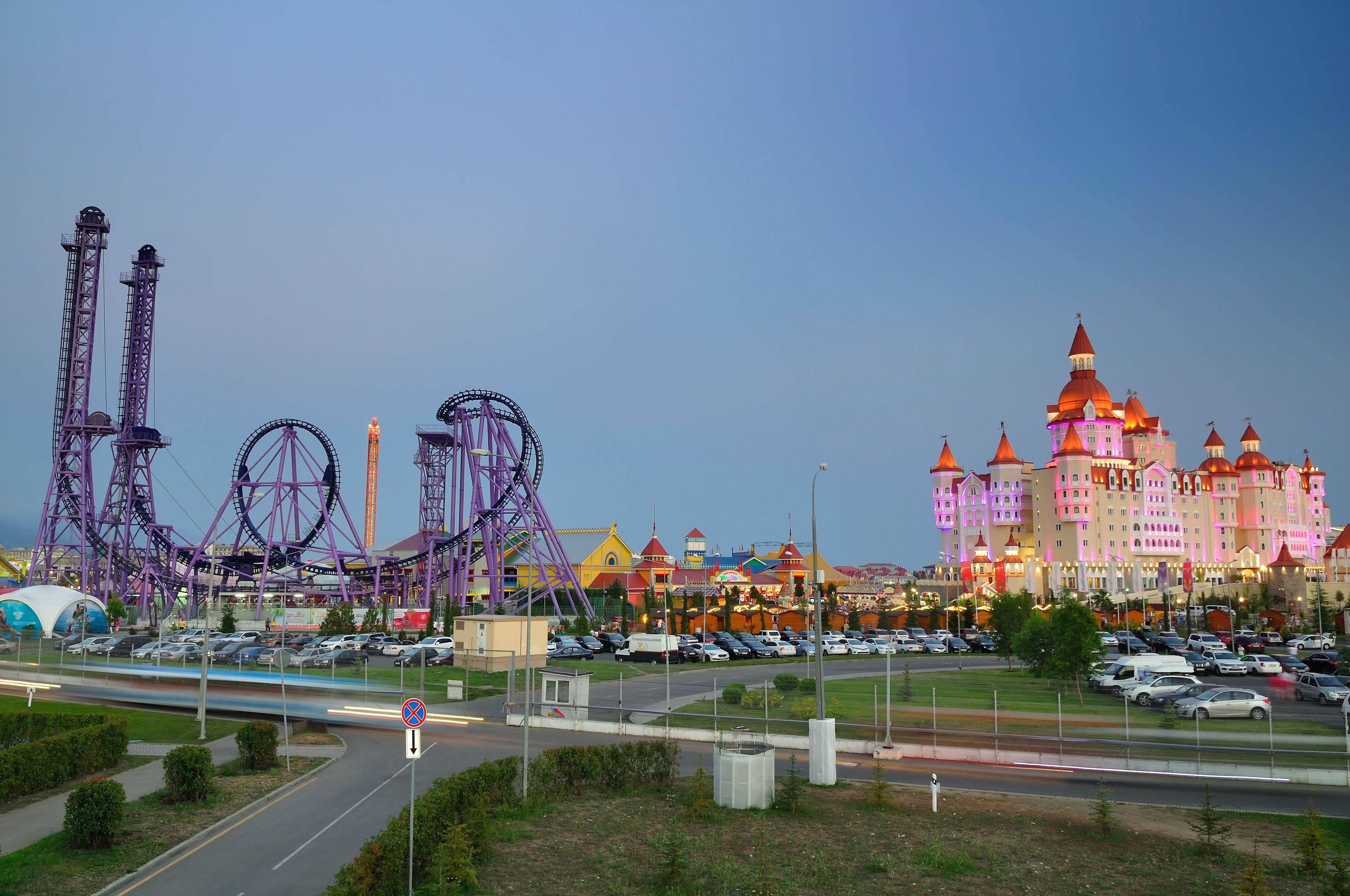 аттракционы сочи парка