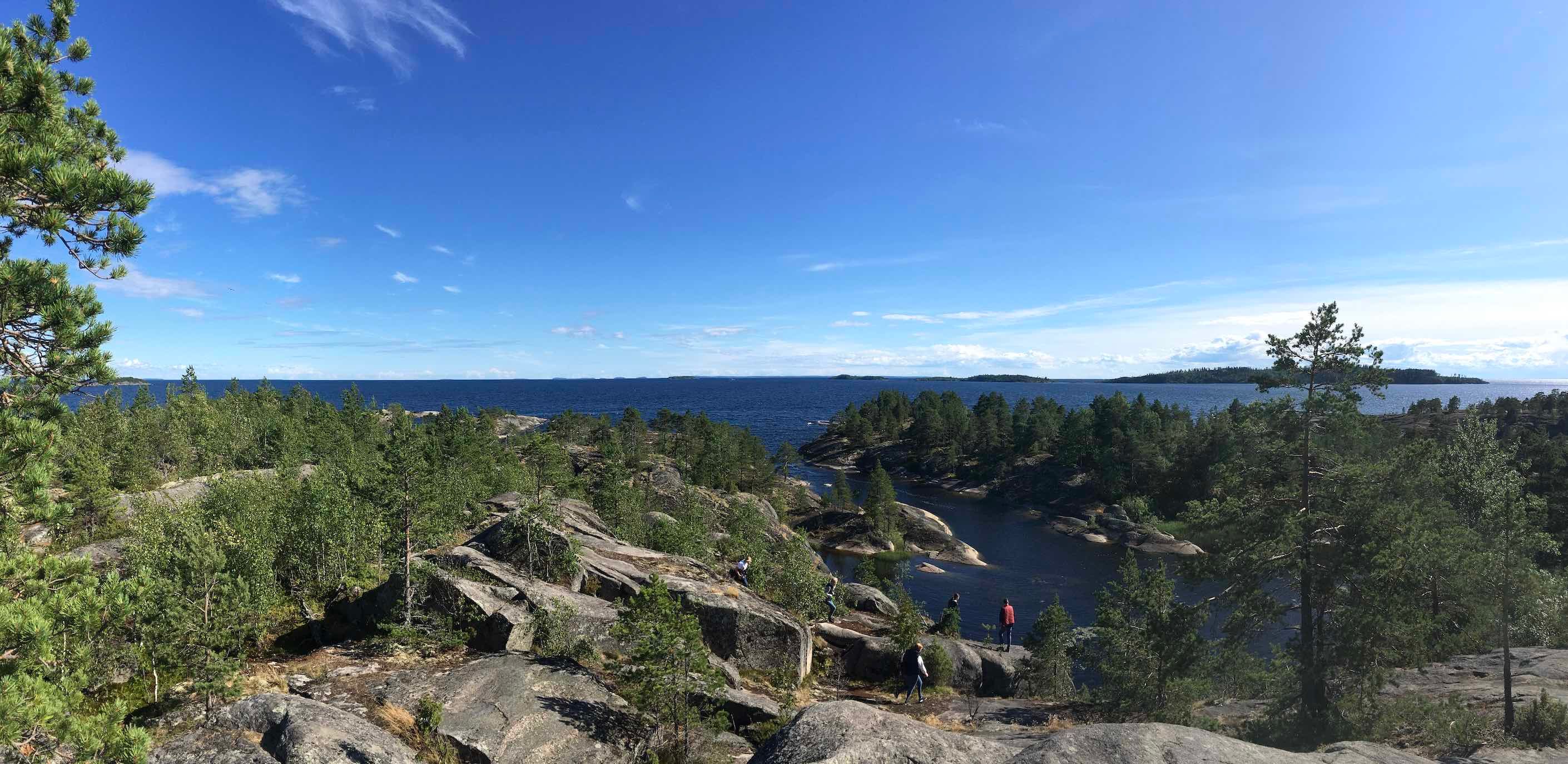 Вид с острова Хонкасало